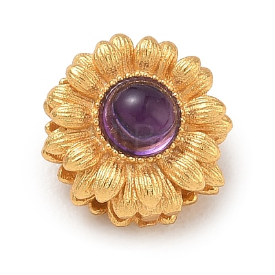 Brass Flower Beads GG-D002-12G-05-1