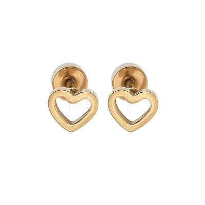 304 Stainless Steel Stud Earrings for Women EJEW-E603-05E-G-1