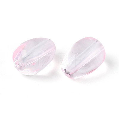 Baking Paint Transparent Glass Beads DGLA-N014-10K-1