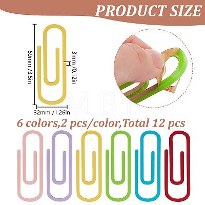 1 Set Acrylic Bookmark AJEW-BC0008-02B-1