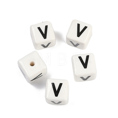 Porcelain Beads X1-PORC-R003-08V-1