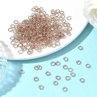Iron Open Jump Rings IFIN-R209-0.7x4-RG-1