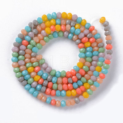 Opaque Glass Beads Strands X-GLAA-T006-09-B01-1