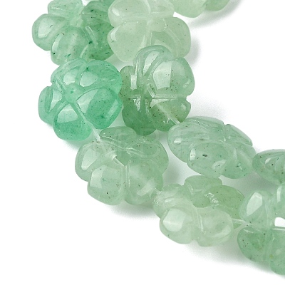 Natural Green Aventurine Beads Strands G-H023-B13-01-1