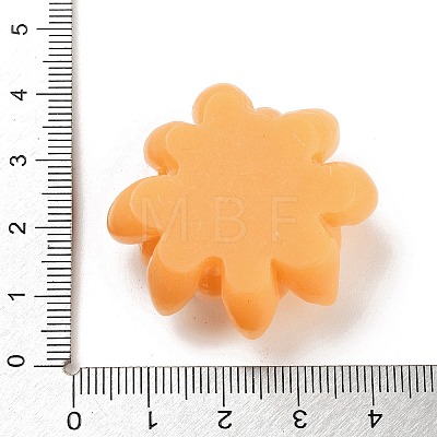 Two Tone Opaque Resin Decoden Cabochons RESI-K042-01G-1