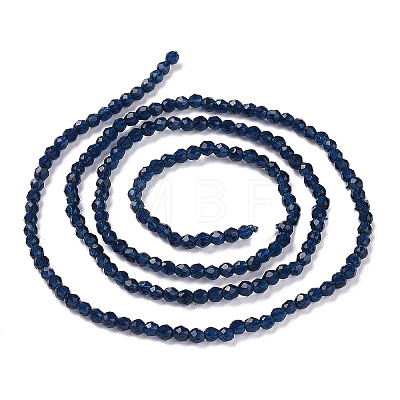 Transparent Glass Beads Strands LS-GLAA-H021-04-28-1