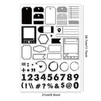 Custom PVC Plastic Stamps DIY-WH0296-0003-1