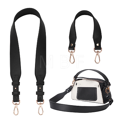 WADORN 2Pcs 2 Style PU Leather Bag Handles DIY-WR0003-18C-1