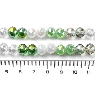 Transparent Glass Beads Strands GLAA-Q009-01G-1