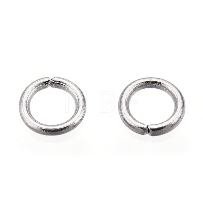 304 Stainless Steel Open Jump Rings X-STAS-R065-45-1