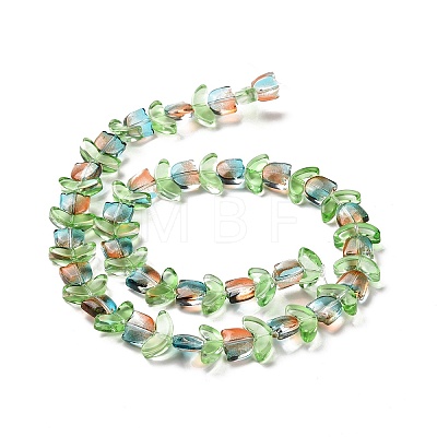 Transparent Glass Beads Strands LAMP-H061-02D-1