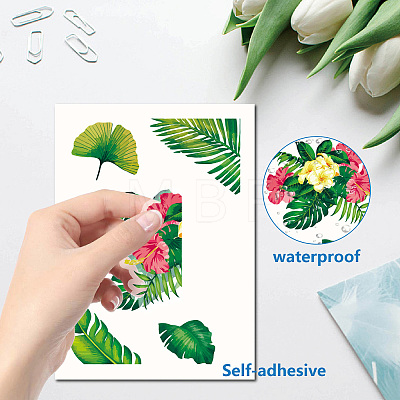 8 Sheets 8 Styles PVC Waterproof Wall Stickers DIY-WH0345-222-1