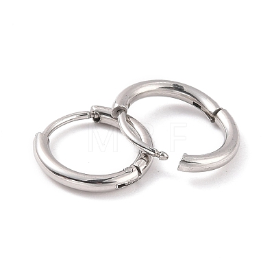 304 Stainless Steel Huggie Hoop Earrings for Women EJEW-F280-07A-P-1