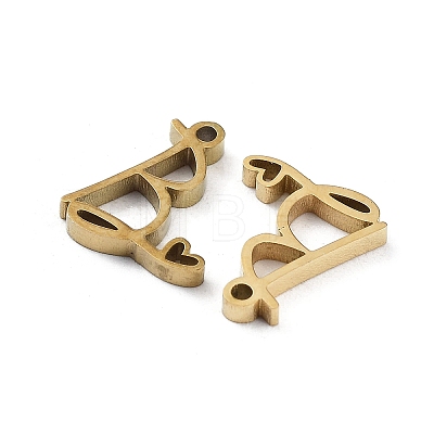 304 Stainless Steel Charms X-STAS-M327-02G-B-1