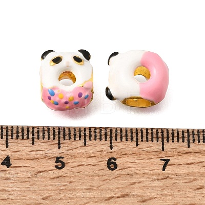 Alloy Enamel European Beads MPDL-F020-11C-MG01-1