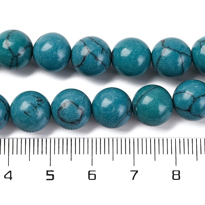 Synthetic Turquoise Beads Strands G-L605-G01-03A-1