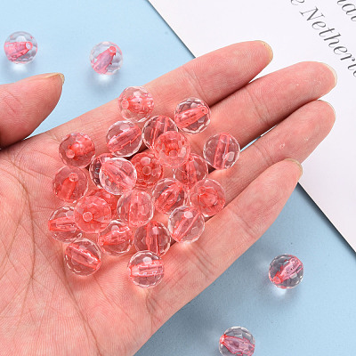 Transparent Acrylic Beads TACR-S154-10A-52-1