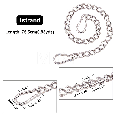304 Stainless Steel Bearing Chain STAS-WH0023-15-1
