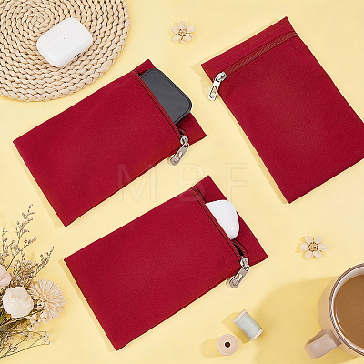 Canvas Cloth Zipper Bags ABAG-WH0077-09B-03-1