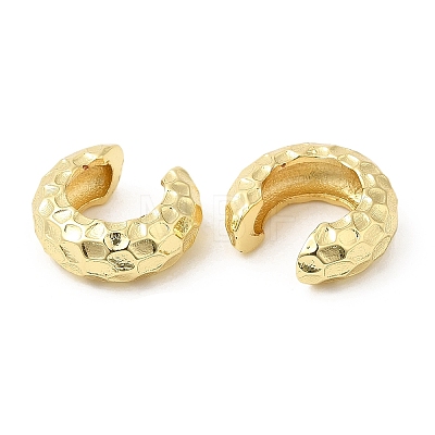 Rack Plating Brass Cuff Earrings for Women EJEW-Q770-24G-1