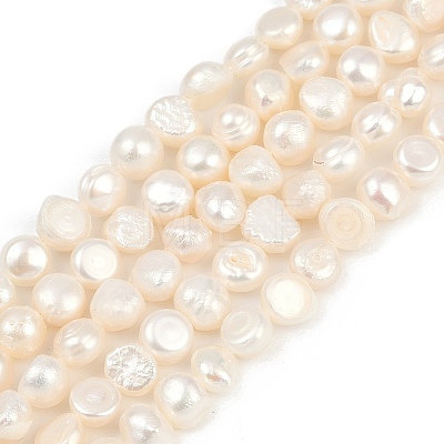 Natural Cultured Freshwater Pearl Beads Strands PEAR-P064-19G-04A-1