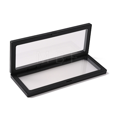 Polyethylene(PE) 3D Floating Frame Display Holder CON-WH0087-43-1