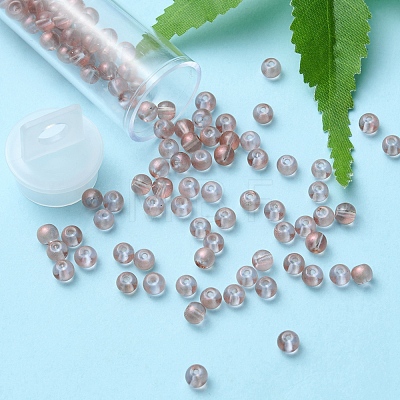 6/0 Transparent Glass Seed Beads SEED-YW0002-11C-1