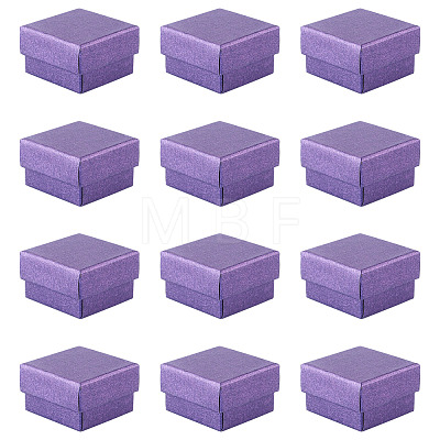 12Pcs Paper Packing Ring Boxes CON-TA0001-42A-1