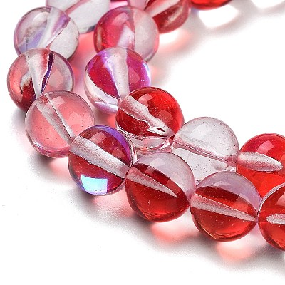 Transparent Glass Beads GLAA-B022-8mm-04-1