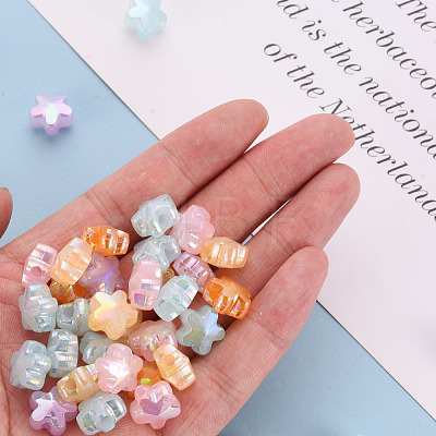 Imitation Jelly Acrylic Beads TACR-S154-46E-1