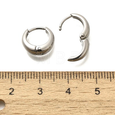 304 Stainless Steel Hoop Earrings for Women EJEW-C096-52P-1