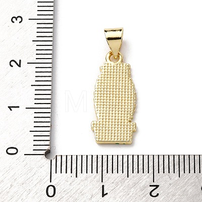 Brass Enamel Pendants LS-FIND-I054-01E-G-1