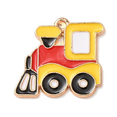 Alloy with Enamel Pendants AL-CBA9CD2-03F-1