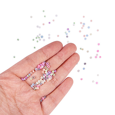 Mixed 12/0 Round Glass Seed Beads SEED-PH0006-2mm-03-1