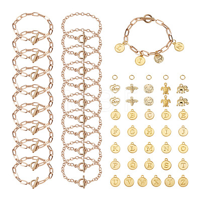  106 Piece Alloy Bracelets Making Kits DIY-TA0003-39-1