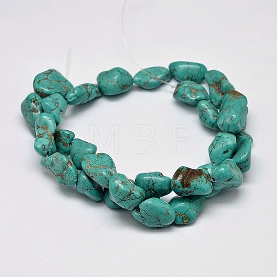 Dyed Natural Magnesite Bead Strands G-M139-11-C-1