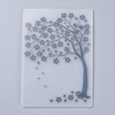 Plastic Embossing Folders DIY-P007-B02-1