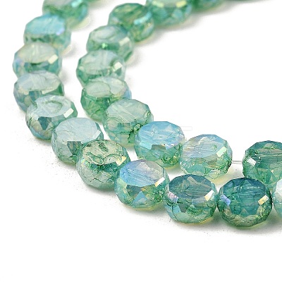 Imitation Jade Glass Beads Strands GLAA-P058-05A-08-1