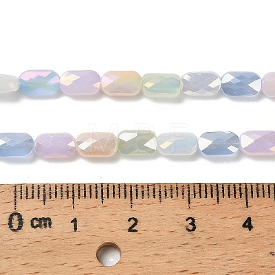 Electroplate Glass Beads Strands X-EGLA-P065-02A-01-1