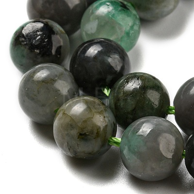 Natural Emerald Quartz Beads Strands G-A219-A02-03-1