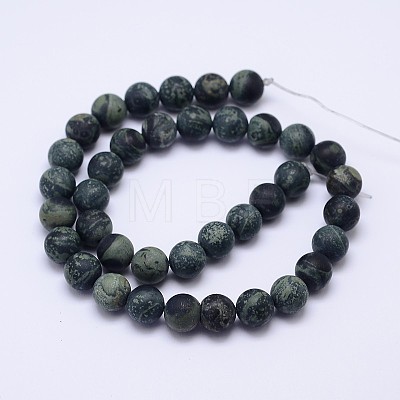 Natural Kambaba Jasper Beads Strands G-D744-8mm-1