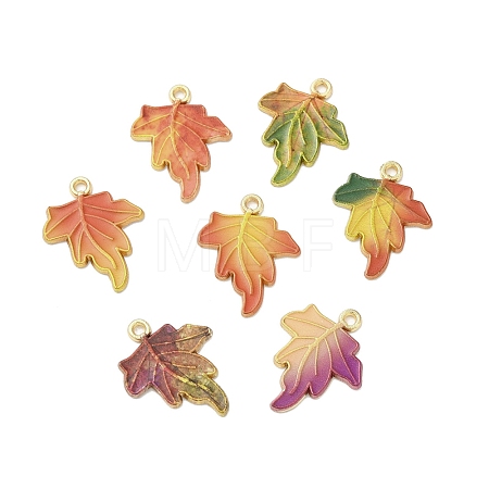 Alloy Printed Pendants PALLOY-D016-03-1