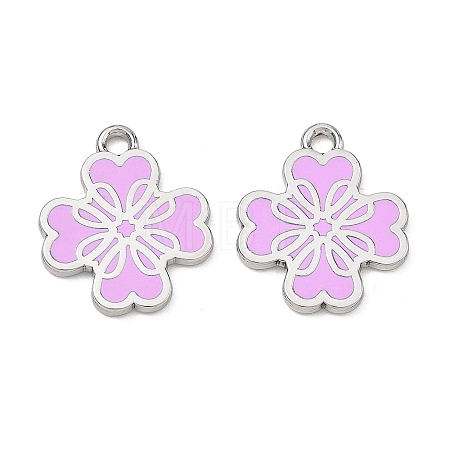 Alloy Enamel Pendants ENAM-G235-06P-05-1