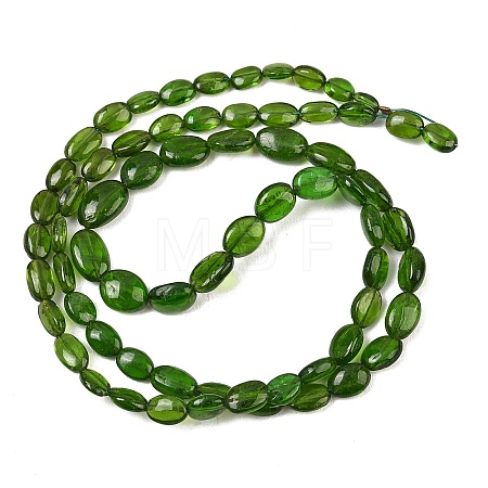Natural Green Diopside Graduated Beads Strands GG-NH0020-B01-01-1