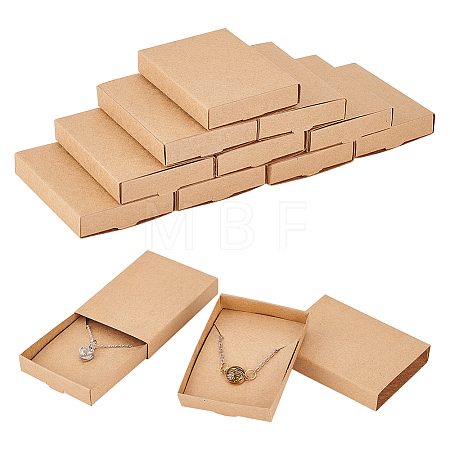 Rectangle Folding Cardboard Paper Drawer Boxes CON-WH0094-15B-1