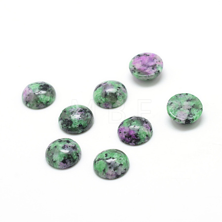 Synthetic Ruby in Zoisite Gemstone Cabochons G-T020-6mm-17-1