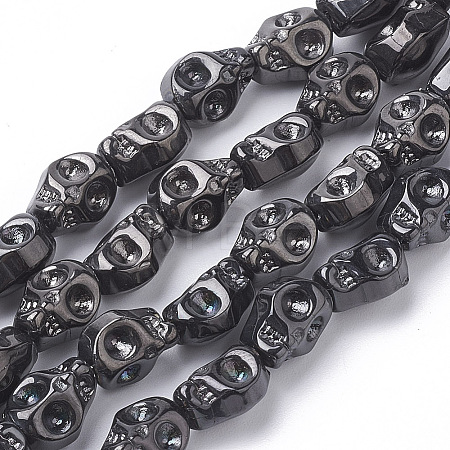 Electroplate Glass Beads Strands EGLA-T005-01A-1