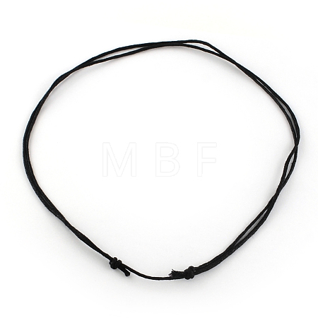 Waxed Cotton Cord Necklace Making X-NJEW-R186-03-1