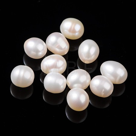 Natural Cultured Freshwater Pearl Beads OB007-1
