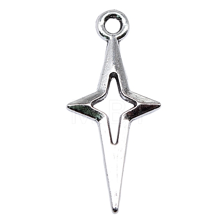 Tibetan Style Alloy Pendants FIND-PW0006-02AS-1